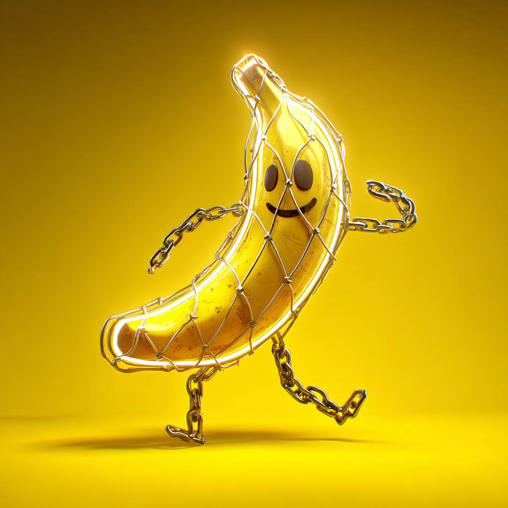 CHAINANA chain-link banana vibe